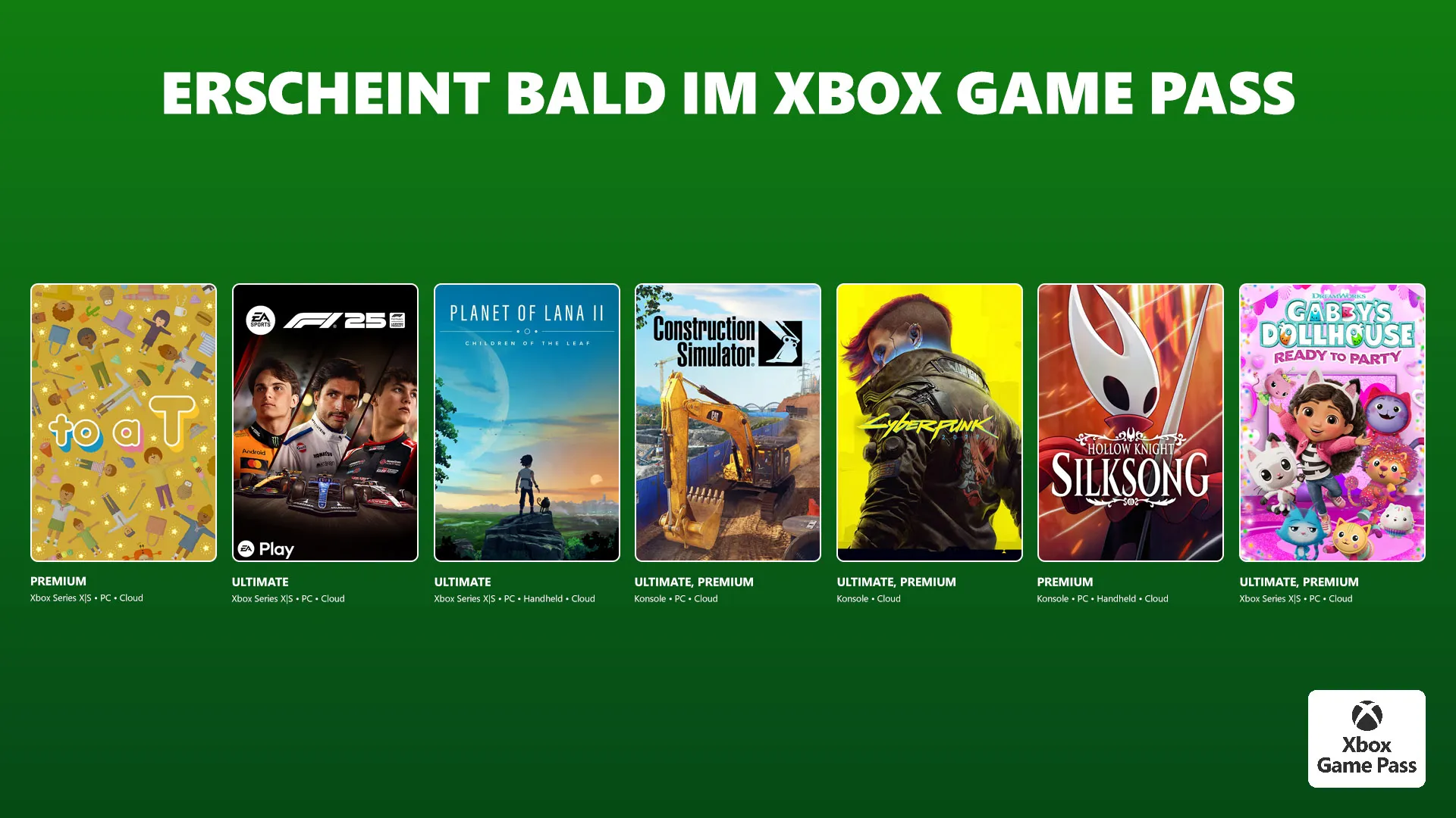 Xbox Game Pass - März-Update